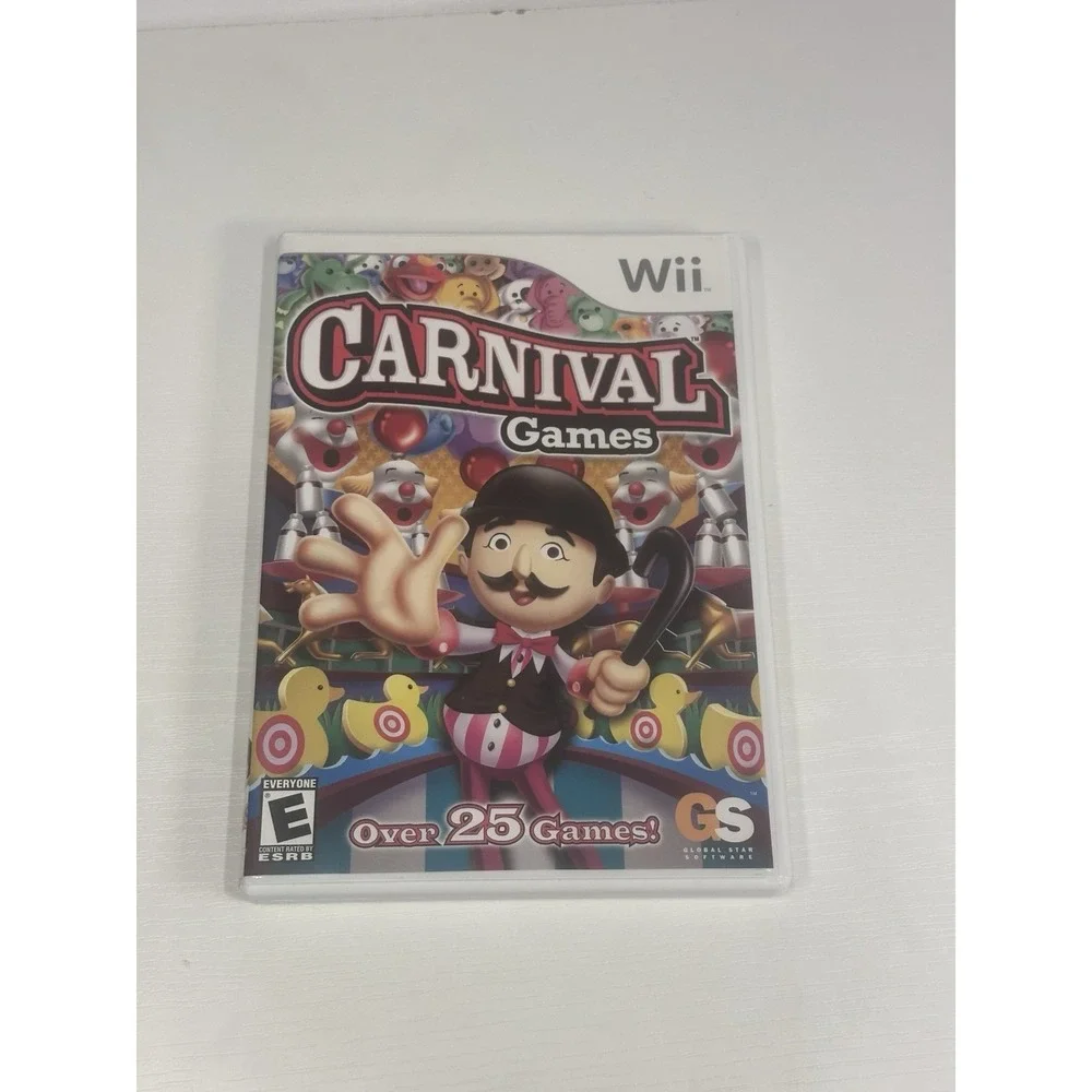 Carnival Games Nintendo Wii Complete CIB With Manual